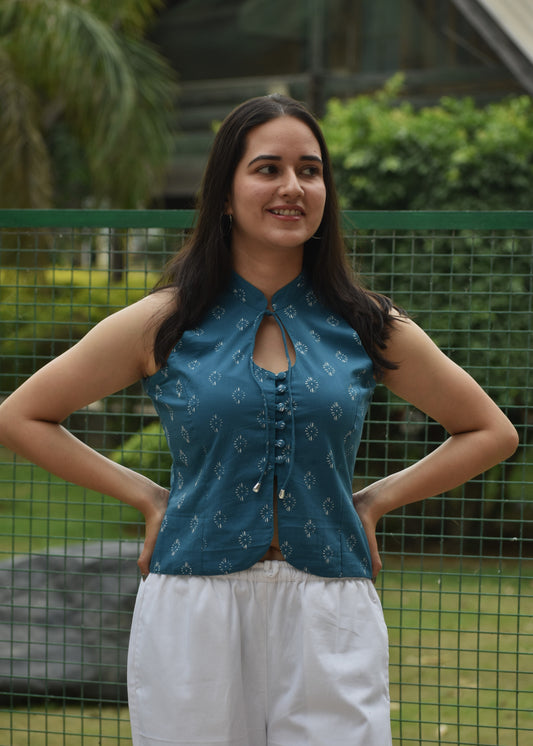 Mahi Keyhole Top