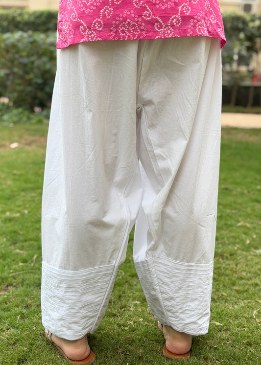 Farshi Salwar-White