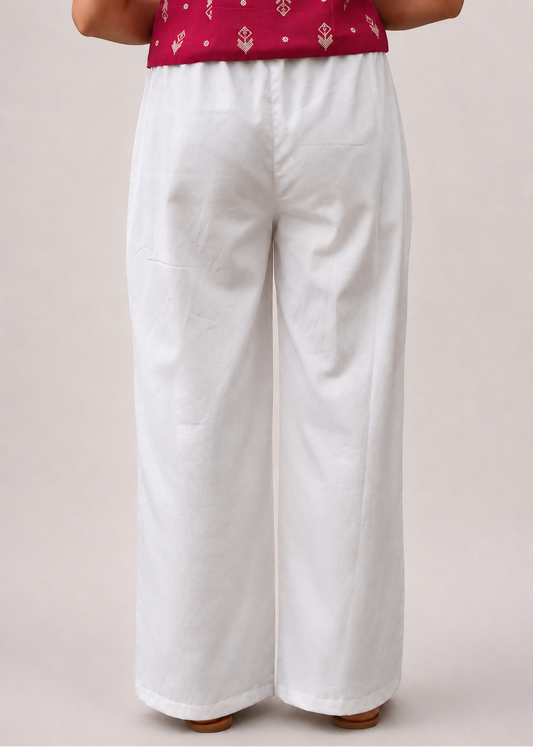 STRAIGHT WHITE PANTS