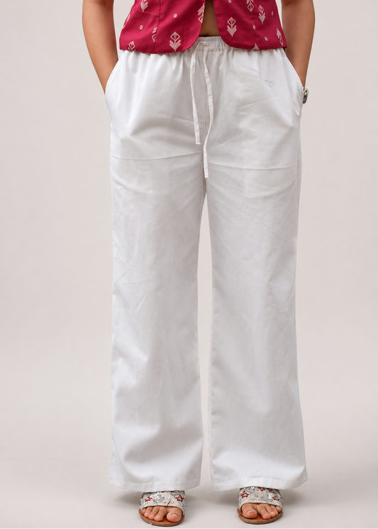 STRAIGHT WHITE PANTS