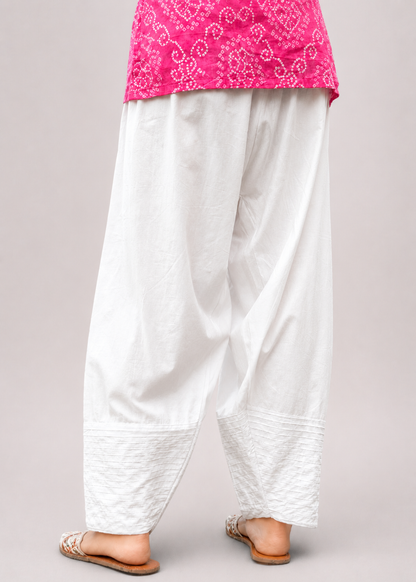 FARSHI SALWAR-WHITE