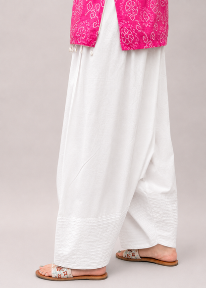 FARSHI SALWAR-WHITE