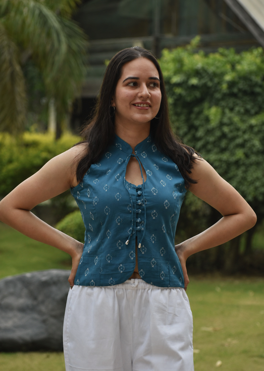 MAHI KEYHOLE TOP