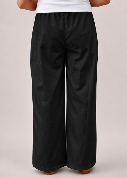 STRAIGHT BLACK PANTS
