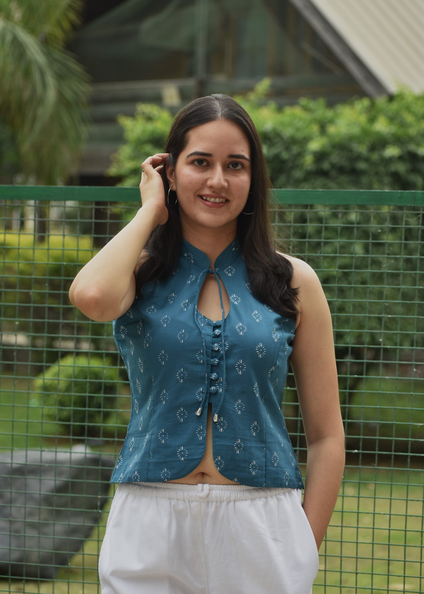 Mahi Keyhole Top