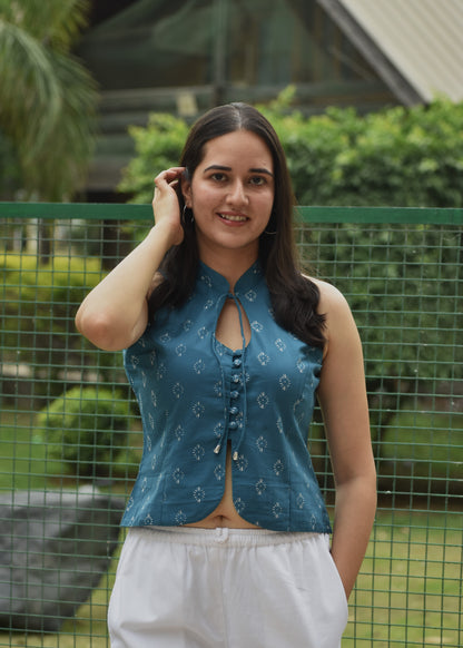 Mahi Keyhole Top
