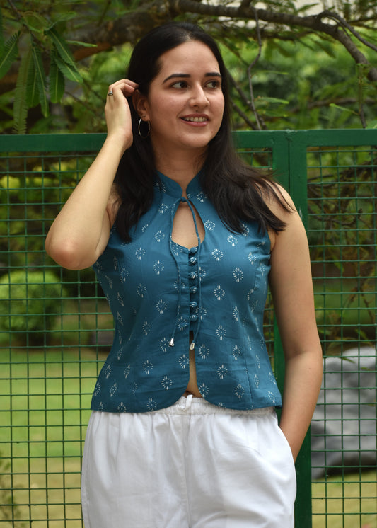 Mahi Keyhole Top