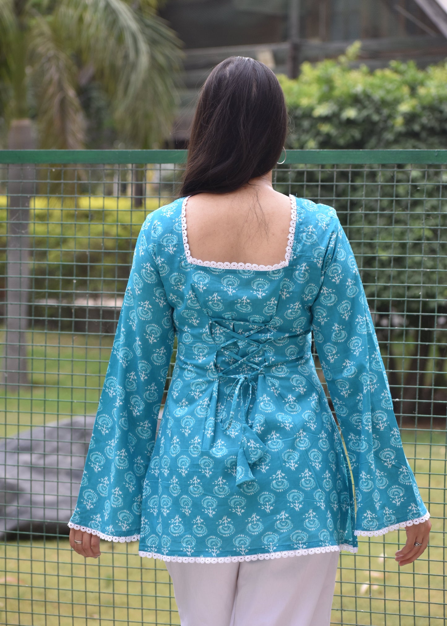 Sahiba Teal Kurti