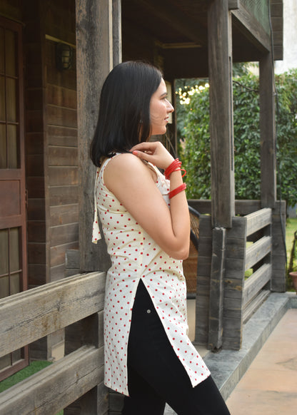 Naira Kurti With Scarf