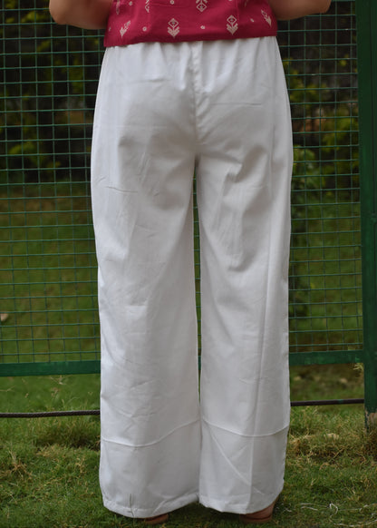 Straight White Pants