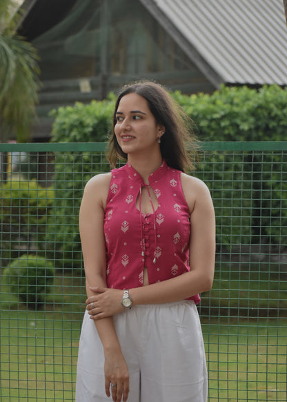 Mehar Keyhole Top